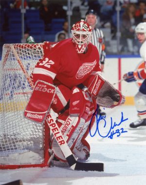 Tim Cheveldae Autographed 8X10 Detroit Red Wings