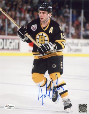 Adam Oates Autographed 8X10 Boston Bruins
