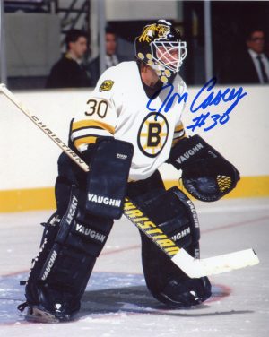 Jon Casey Autographed 8X10 Boston Bruins