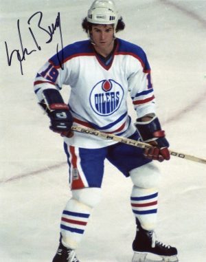 Ken Barry Autographed 8X10 Edmonton Oilers