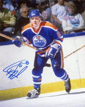 John Miner Autographed 8X10 Edmonton Oilers