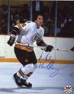 Mike Milbury Autographed 8X10 Boston Bruins