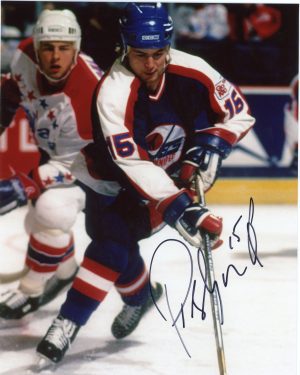 Pat Elynuik Autographed 8X10 Winnipeg Jets