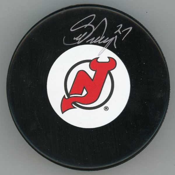Scott Niedermayer Devils Autographed Puck w/COA