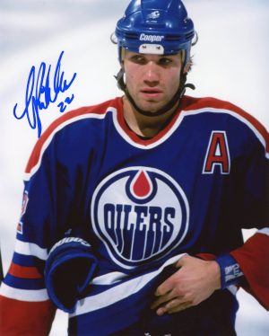 Luke Richardson Autographed 8X10 Edmonton Oilers