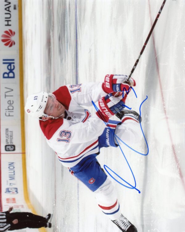 Max Domi Autograped 8X10 Montreal Canadians