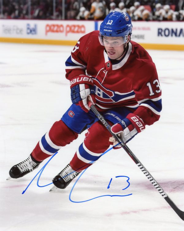 Max Domi Autographed 8X10 Montreal Canadians