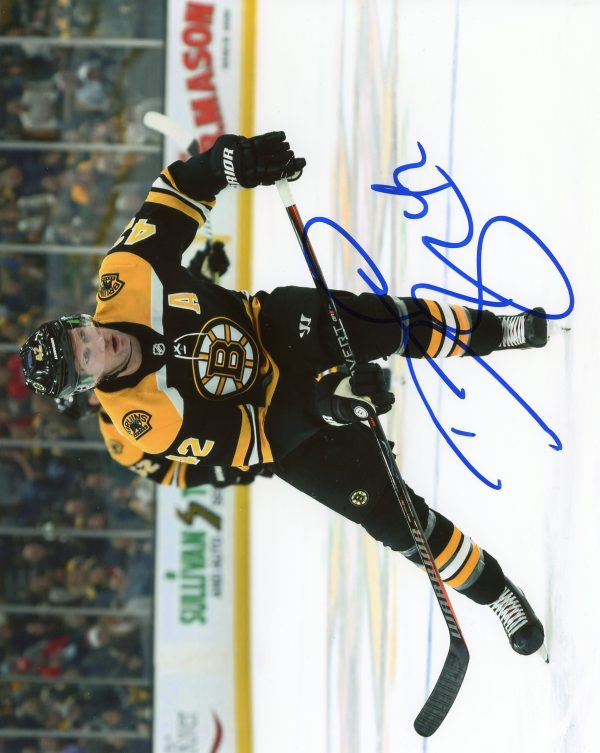 David Krejci Autographed 8X10 Boston Bruins