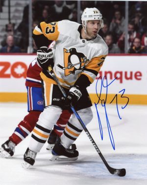 Jack Johnson Autographed 8X10 Pittsburgh Penguins