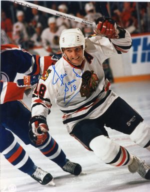 Denis Savard Autographed 8X10 Chicago Blackhawks