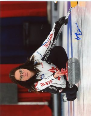 Kerri Einarson Autographed 8X10 Curling