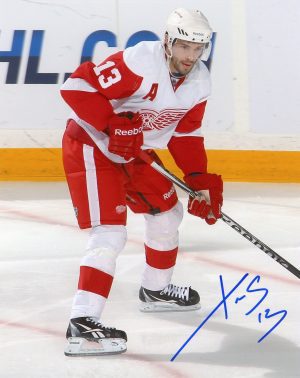 Pavel Datsyuk Autograped 8X10 Detroit Red Wings