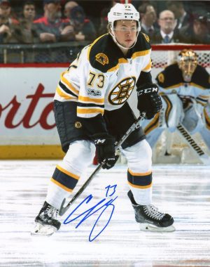 Charlie Mcavoy Autographed 8X10 Boston Bruins