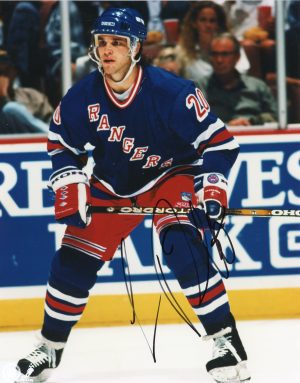 Luc Robitaille Autographed 8X10 New York Rangers