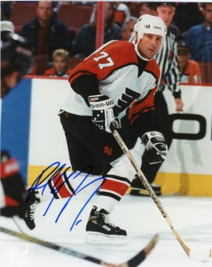 Paul Coffey Autograped 8X10 Philadelphia Flyers