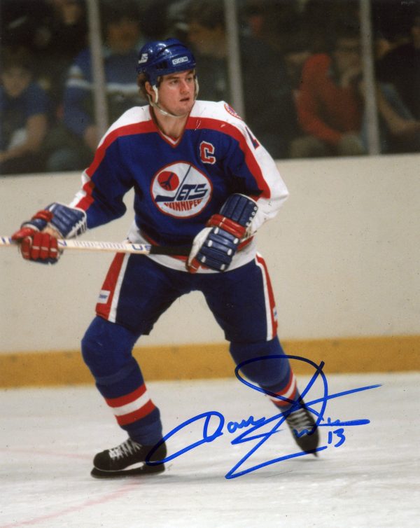 Dave Christian Autographed 8X10 Winnipeg Jets