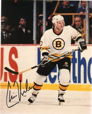 Chris Nilan Autographed 8X10 Boston Bruins