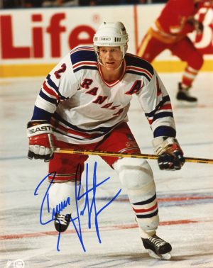 Brian Leetch Autographed 8X10 New York Rangers