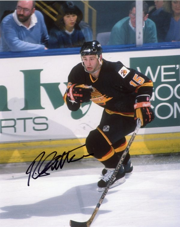 Rich Sutter Autographed 8X10 Vancouver Canucks