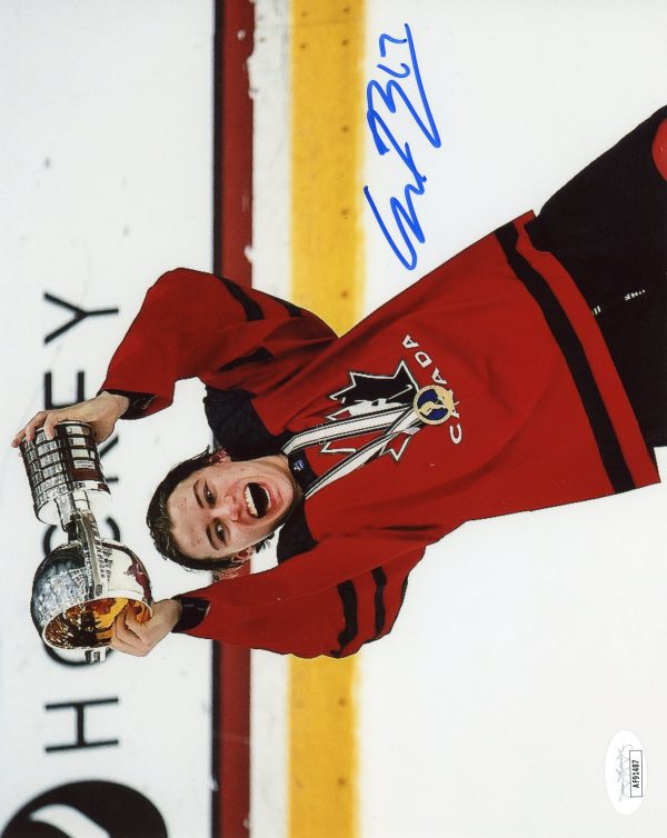 Connor Bedard Team Canada Autographed 8x10 Photo w/JSA COA