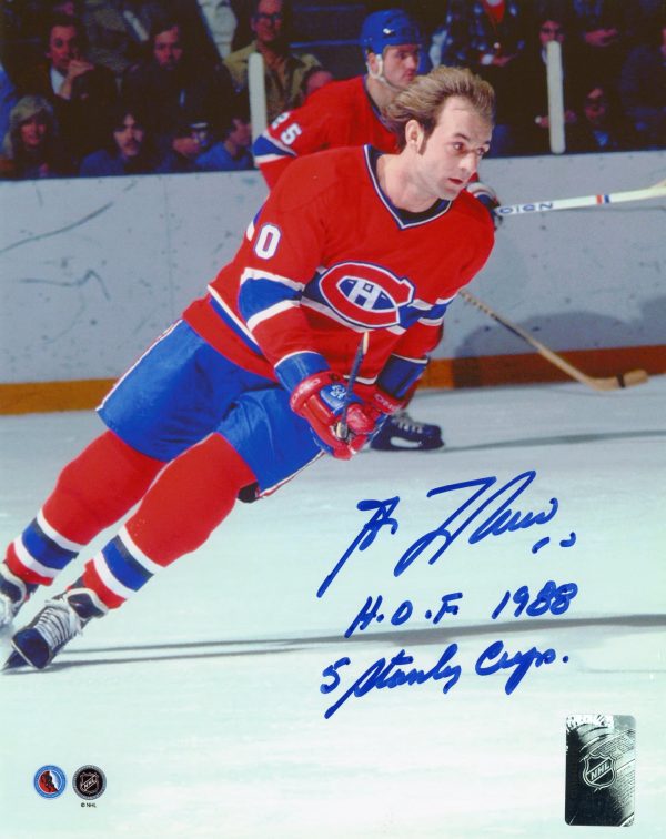 Guy Lafleur Canadiens Autographed 8x10 Photo w/COA