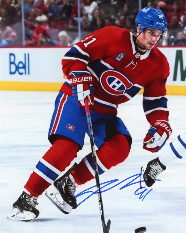 Sean Monahan Canadiens Autographed 8x10 Photo w/COA