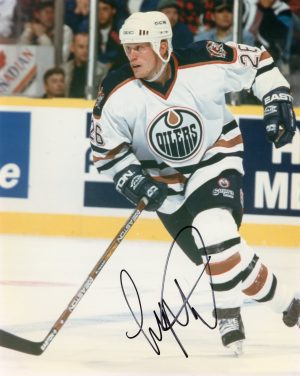 Todd Marchant Autographed 8X10 Edmonton Oilers
