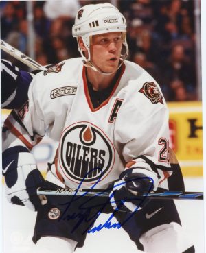 Todd Marchant Autographed 8X10 Edmonton Oilers
