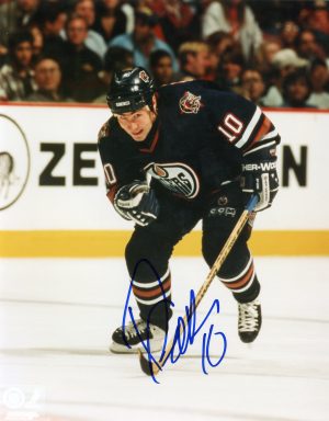 Pat Falloon Autographed 8X10 Edmonton Oilers