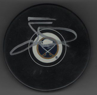 Jack Eichel Sabres Autographed Hockey Puck w/COA