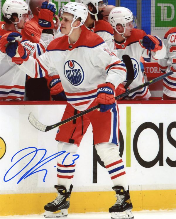 Jesse Puljujarvi Oilers Autographed 8x10 Photo W/ COA