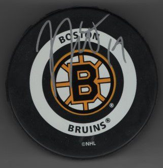 Joe Thornton Bruins Autographed Hockey Puck w/COA