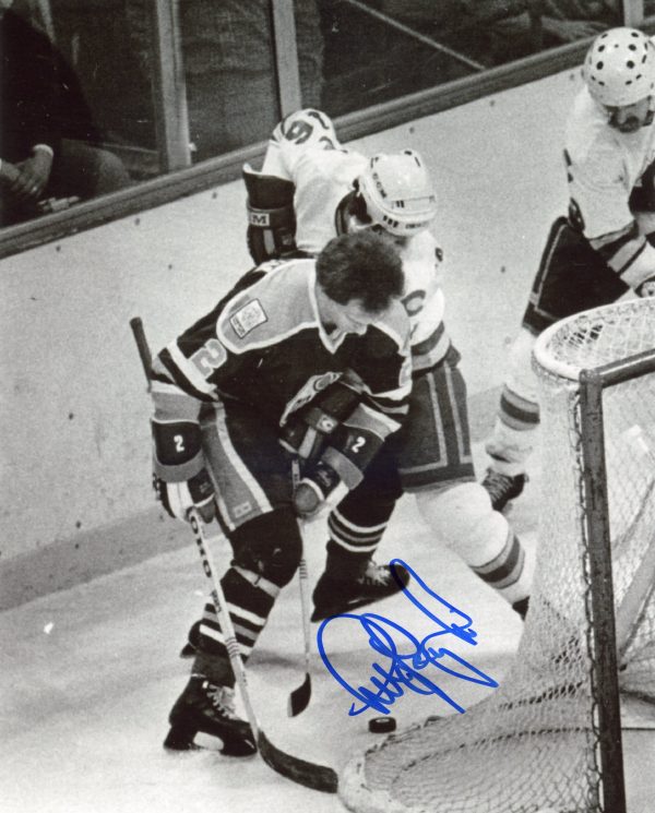 Lee Fogolin Oilers Autographed 8x10 Photo W/ COA