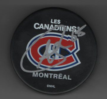 Max Pacioretty Canadiens Autographed Hockey Puck w/COA
