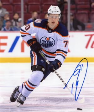Ryan Mcleod Oilers Autographed 8x10 Photo W/ COA