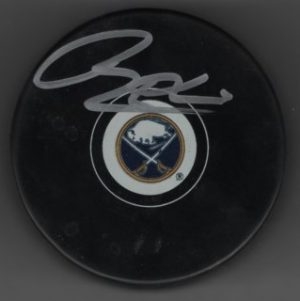 Ramus Dahlin Sabres Autographed Hockey Puck w/COA
