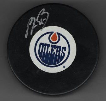 Randy Gregg Oilers Autographed Hockey Puck w/COA