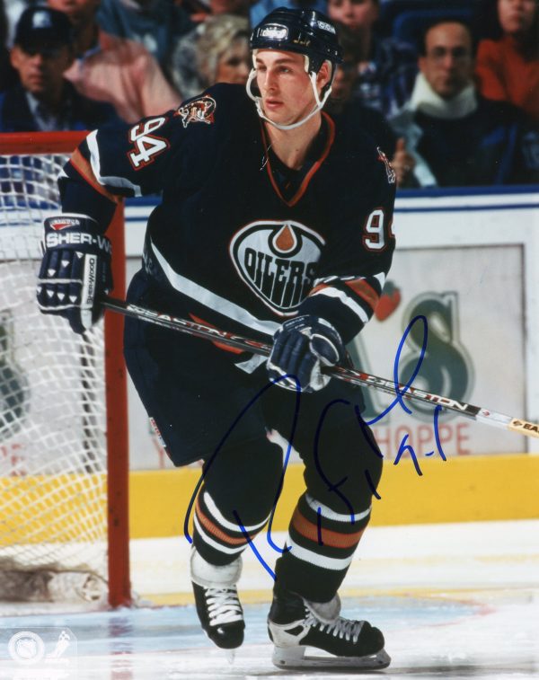 Ryan Smyth Oilers Autographed 8x10 Photo W/ COA 2