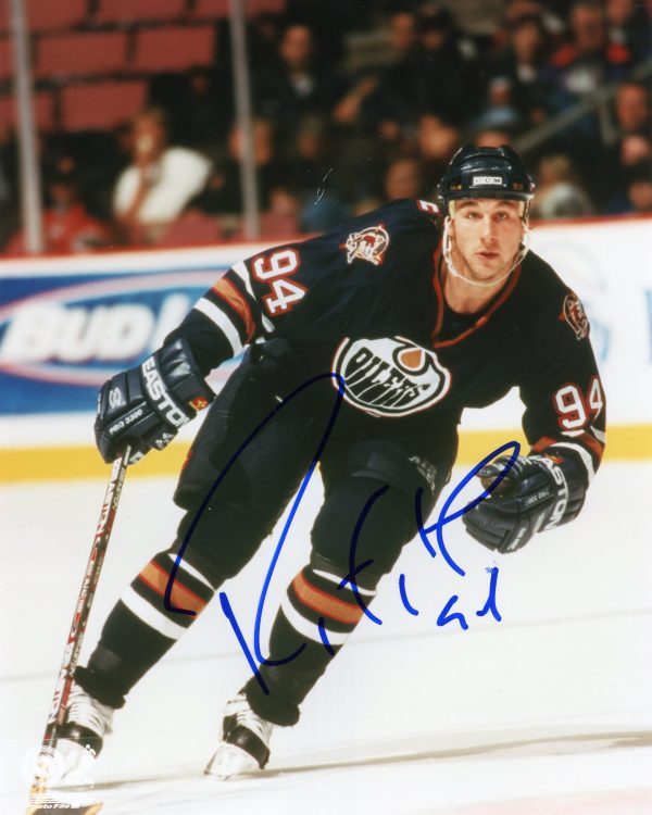 Ryan Smyth Oilers Autographed 8x10 Photo W/ COA