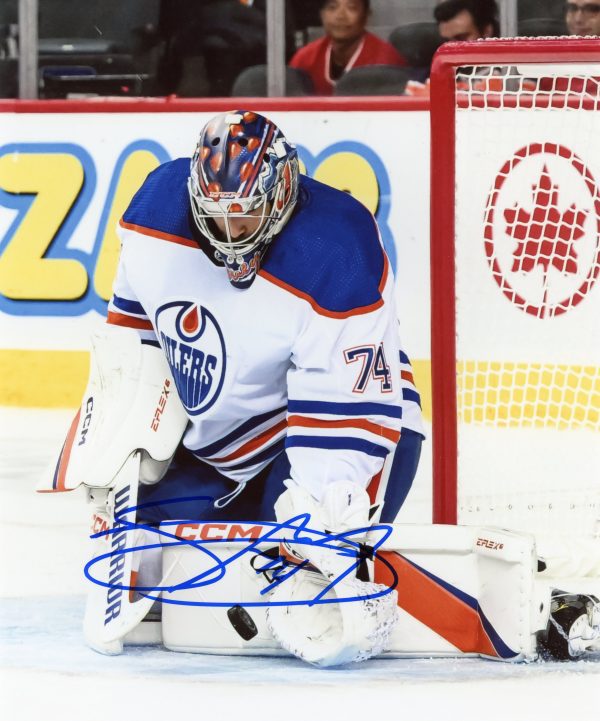 Stuart Skinner Oilers Autographed 8x10 Photo W/ COA