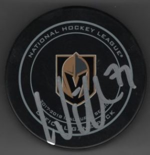 William Karlsson Golden Knights Autographed Hockey Puck w/COA